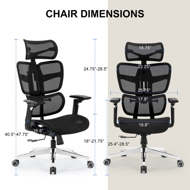 Jacobus ergonomic conference discount chair